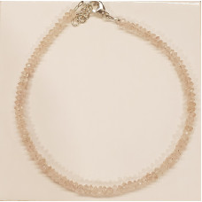 Rose Quarts & Sterling Silver