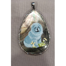 Hand Painted Blue Chow Chow