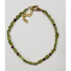Natural Peridot Anklet