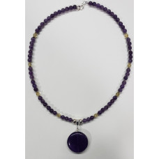 Amethyst & Citrine Sterling Silver 